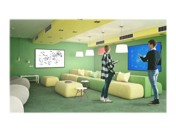 Optoma N3751K - 75" Diagonalklasse N-Series LED-bakgrunnsbelyst LCD-skjerm - digital skilting / konferanse - 4K UHD (2160p) 3840 x 2160 - Direct LE...