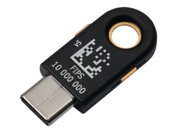 Yubico YubiKey 5C FIPS - USB-C-säkerhetsnyckel