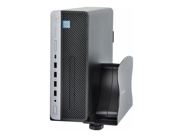 Startech PC Wall Mount Bracket, For Desktop Computers Up To 40lb, Toolless Width Adjustment 1.9-7.8in (50-200mm), Heavy-Duty Steel, CPU Tower/Case ...
