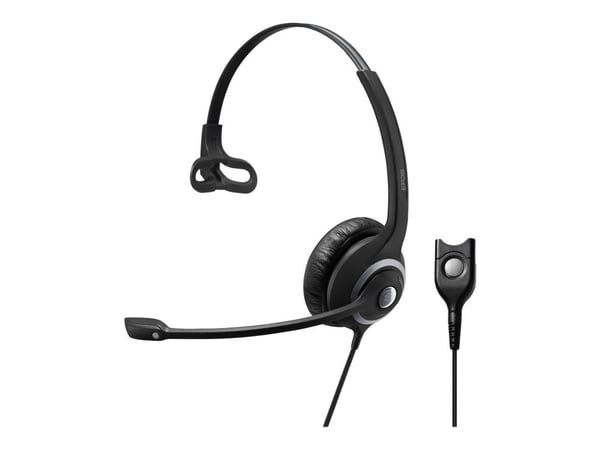 EPOS IMPACT SC 230 - 200 Series - hodesett - on-ear - kablet - Easy Disconnect - svart, sølv, svart med sølv