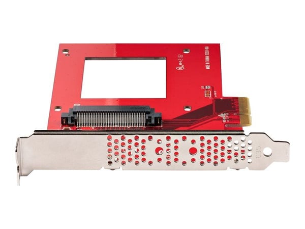 STARTECH.COM U.3 til PCIe-adapterkort PCIe 4.0 x4-adapter for 2,5-tommers U.3 NVMe SSD-er SFF-TA-1001 PCI Express-tilleggskort TAA C