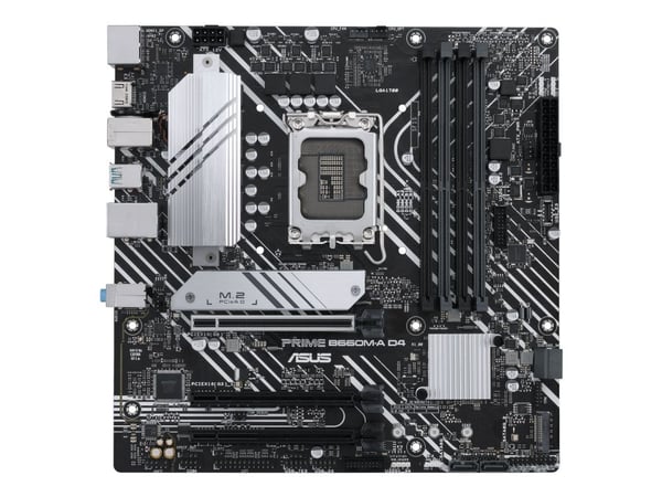 ASUS PRIME B660M-A D4-CSM, Intel, LGA 1700, Intel® Celeron®, Intel® Core™ i3, Intel® Core™ i5, Intel® Core™ i7, Intel® Core™ i9,..., DDR4-SDRAM, 12...