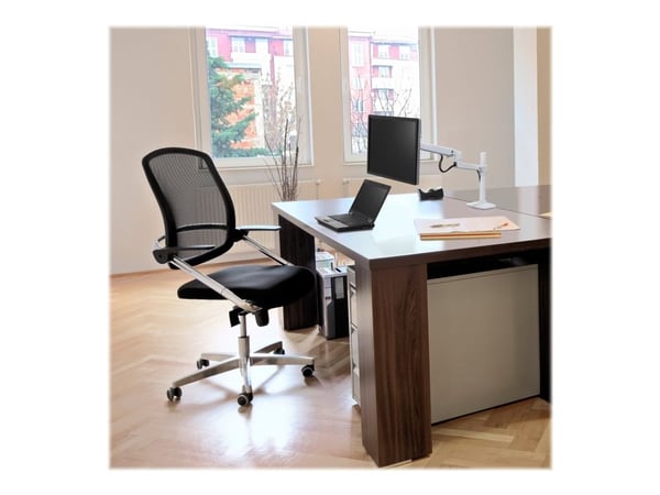 Ergotron LX - Monteringssett (leddarm) - for Skjerm - aluminium, stål - hvit - skjermstørrelse: inntil 32" - skrivebordsmonterbar
