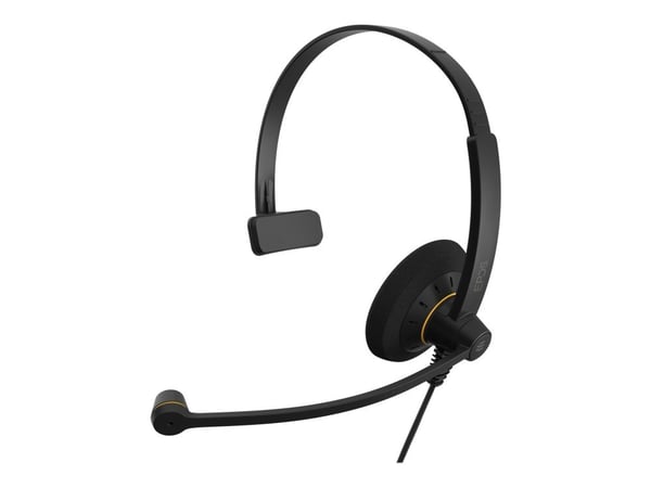 EPOS IMPACT SC 30 USB ML - Hodesett - on-ear - kablet - USB - svart med oransje fargefremhevinger