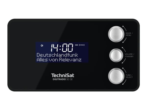 TechniSat DigitRadio 50 SE - Klokkeradio - 1.5 watt - svart