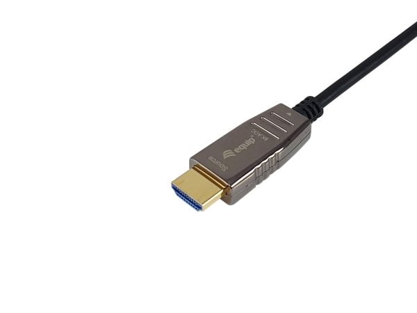 Equip 119455, 50 m, HDMI-tyyppi A (vakio), HDMI-tyyppi A (vakio), 3D, Äänen paluukanava (ARC), Musta