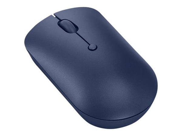 Lenovo - Mus - kompakt - høyre- og venstrehåndet - optisk - 4 knapper - trådløs - 2.4 GHz - USB-C trådløs mottaker - avgrunnsblå - brun boks - CRU