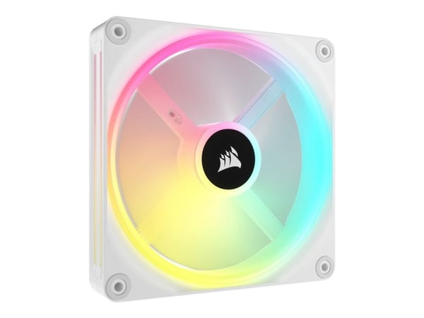 CORSAIR iCUE LINK QX140 RGB - Kabinettvifte - med temperatursensor - 140 mm - hvit