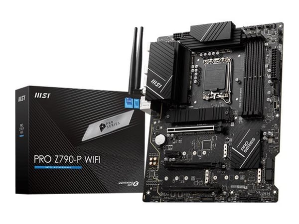 MSI PRO Z790-P WIFI - Hovedkort - ATX - LGA1700-sokkel - Z790 Chipset - USB-C Gen 2x2, USB 3.2 Gen 2, USB 3.2 Gen 1, USB-C Gen2 - 2.5 Gigabit LAN, ...