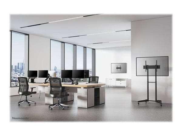 Neomounts FPMA-W300 - Brakett - fast - for LCD-skjerm - svart - skjermstørrelse: 32"-55" - veggmonterbar