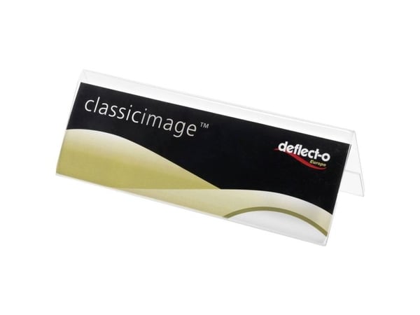 Deflecto 778901 Bord-navneskilt Classic Image® (L x B x H) 30 x 150 x 55 mm