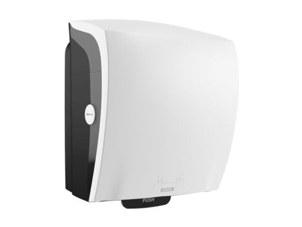 Dispenser Katrin Håndklæderulle XL L21.6xB32.2xH39.7cm ABS Hvid,1 stk/krt
