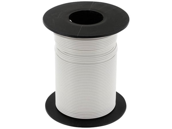 econ connect KL025WS50 Johdin 1 x 0,25 mm² Valkoinen 50 m