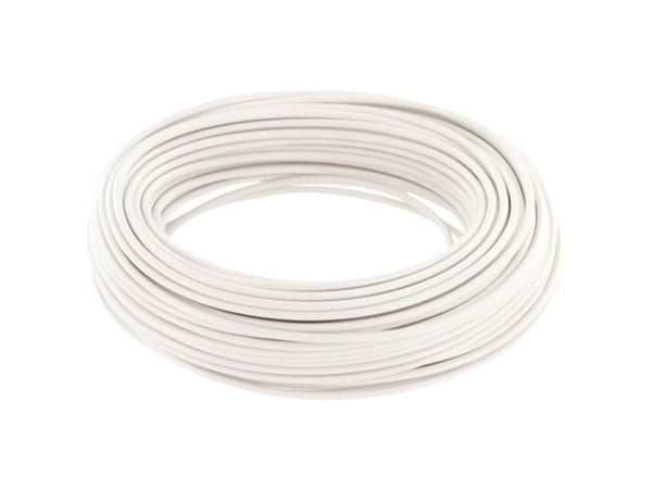 econ connect KL014WS10 kabel 1 x 0,14 mm² vit 10 m