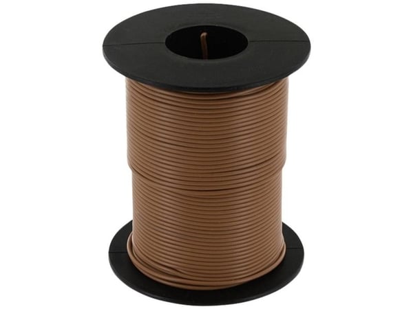 econ connect KL025BR50 Johdin 1 x 0,25 mm² ruskea 50 m