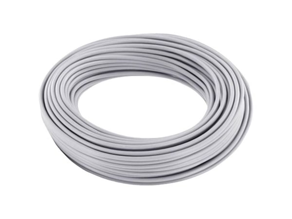 econ connect KD05GR10 Ristikytkentäjohto 1 x 0,2 mm² Harmaa 10 m