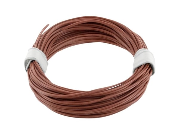 econ connect KZL2X008BR5 Johdin 2 x 0,08 mm² ruskea 5 m