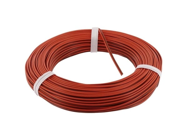 econ connect KZL2X014RTBR25 kabel 2 x 0,14 mm² röd, brun 25 m