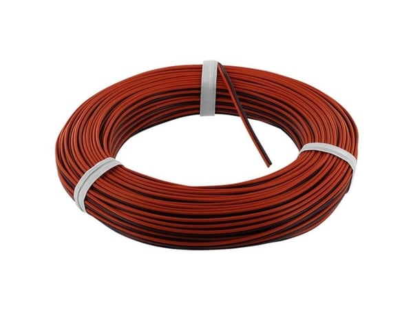 econ connect KZL2X014RTSW25 kabel 2 x 0,14 mm² röd/svart 25 m