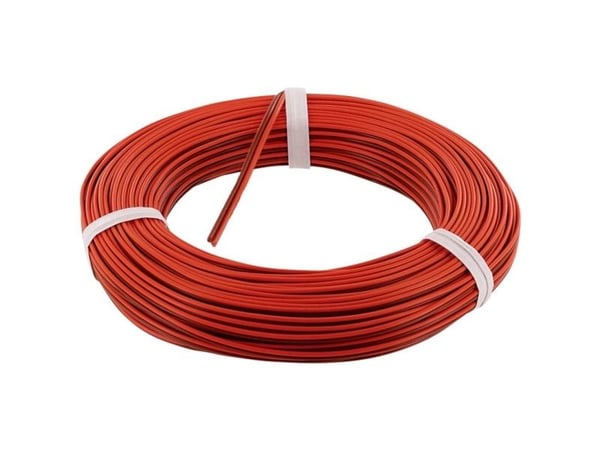 econ connect ZKL075RTBR20 dubbelledare 2 x 0,75 mm² röd/brun 20 m