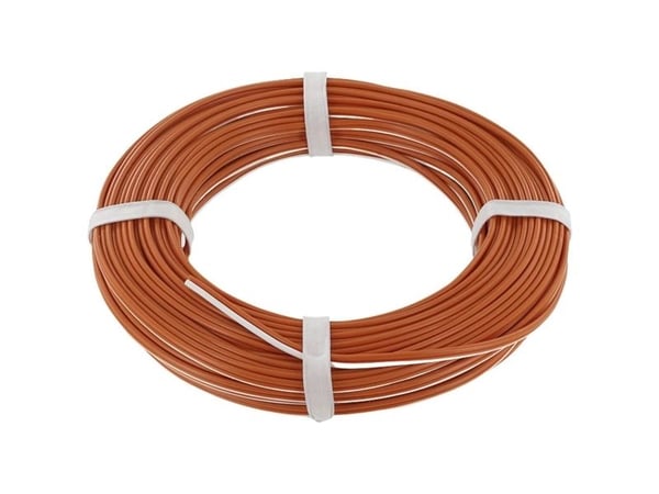 econ connect ZKL05WSOR20 Tråd 2 x 0,5 mm² Vit, Orange 20 m