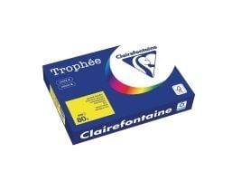 Clairefontaine Trophée A4, Kopiering, A4 (210x297 mm), 80 g/m ^, Gul, FSC