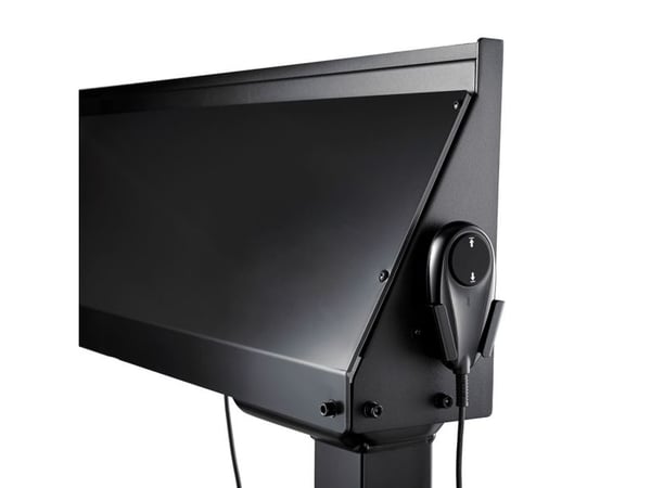 Optoma EST09 - Vogn - motorisert heis - for LED-display - låsbar - svart - skjermstørrelse: 65"-86"