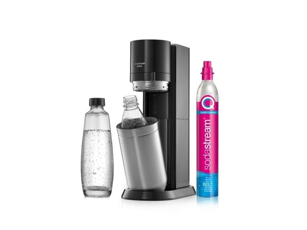 SodaStream 1016912770, Metall, Plast, Sort, Rostfritt stål, Plast, 1 L, 60 L, 155 mm