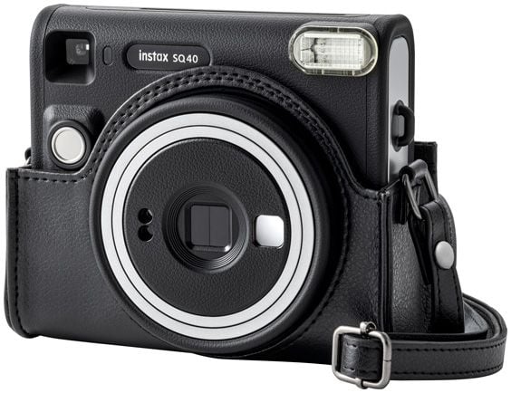 Fujifilm - Eske for instant camera - polyuretanlær - svart - for Instax SQUARE SQ40
