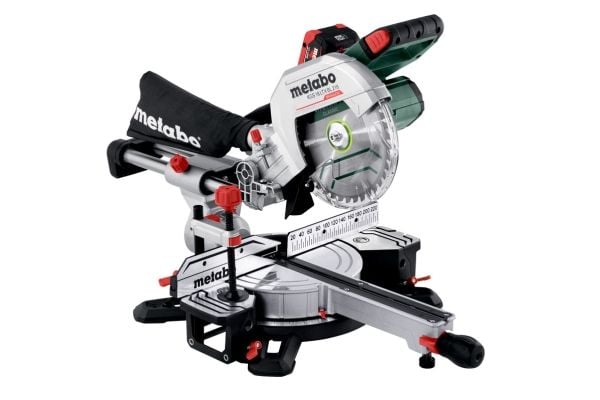 Metabo KGS 18 LTX BL 216, Dobbel skråstilling, 5000 RPM, 50°, 50°, 215 x 40 mm, 7 cm
