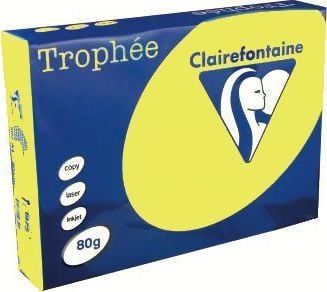 Clairefontaine Trophée A4, Kopiering, A4 (210x297 mm), 80 g/m ^, Gul, FSC