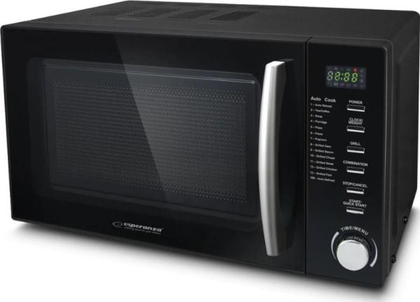 Esperanza COCINERO, Benkeplate, Kombinasjon mikrobølge, 20 l, 1200 W, Innebygd skjerm, LED