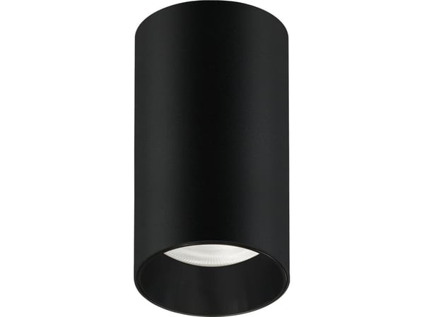 Maclean taklampe utenpå/innfelt rørarmatur, punktlys, rund aluminium, GU10, 55x100 mm hvit/gull MCE458 W/G