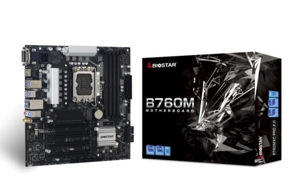 MB Biostar B760MXC PRO2.0 (B760,S1700,mATX,Intel)