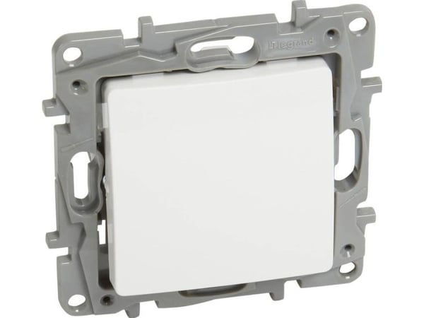 Legrand enstaka tryckknapp Niloe 6A IP20 vit (764507)