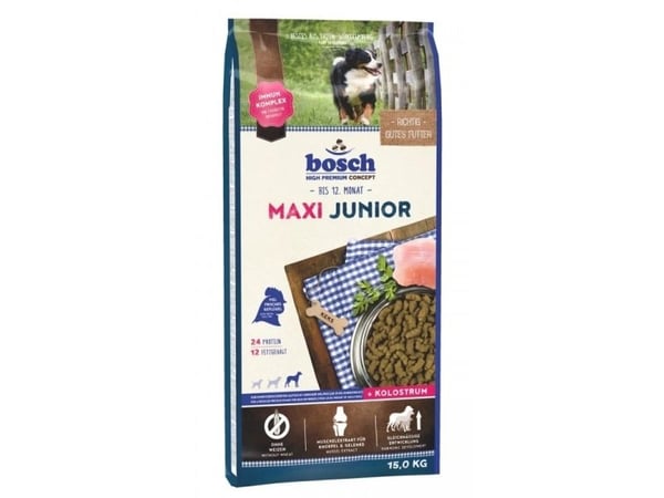 Bosch Maxi Junior 15 kg - torrfoder för valpar