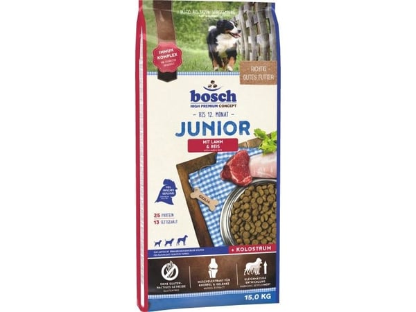 Bosch juniorfoder Lamb & Rice 15 kg