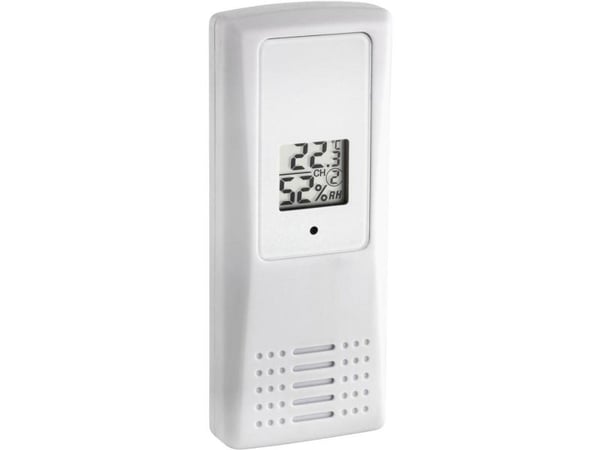TFA-Dostmann 30.3208.02, Elektronisk miljøtermometer, Innendørs, Digitalt, Hvit, Plast, Vegg