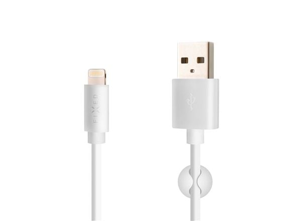 FIXED FIXD-UL2M-WH, 2 m, Lightning, USB C, Uros, Uros, Valkoinen
