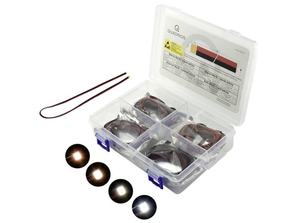 Quadrios LED-sortiment hvit 150 mA 3,3 V (1801O010)