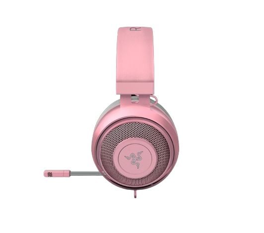 Razer Kraken Kitty V2 - Hodesett - full størrelse - kablet - USB-A - lydisolerende - kvarts