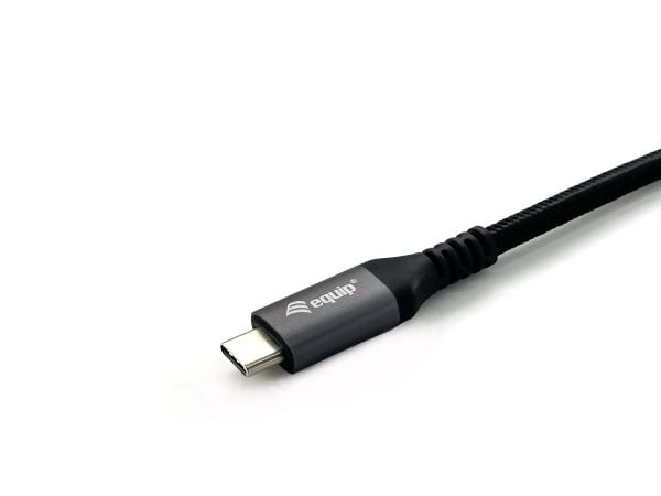 Equip 128371, 1 m, USB C, USB C, USB 3.2 Gen 2 (3.1 Gen 2), 10 Gbit/s, Sort