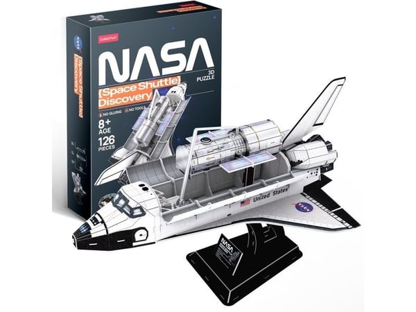 Cubic Fun 3D-puslespill NASA SPACE SHUTTLE DISCOVERY