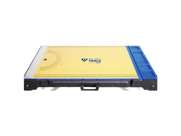 Brilliant Tools BT180000, Bærbar arbeidsbenk, Sort, Blå, 150 kg, 120 kg, 150 kg, 2 hjul