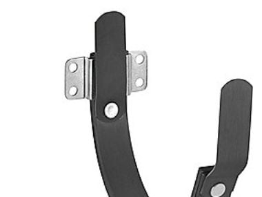VM for 280 1/2-ANTHRA konsol - Konsoljern, for 280 mm, halvrund rende - ANTHRA-ZINC