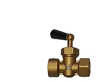 Manometerhane 1/2'' Muf/Muf - messing m/dræn, PN 16 Manometerhane 1/2'' Muf/Muf - messing m/dræn, PN 16
