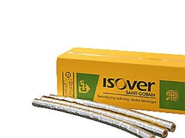 Alu-rørskål 35x50mm. 1.2mtr. - Isover Boaflex.Alu2, max. 150°C uden tape