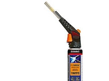 Rimac Supramix blæselampe - inkl. Rimix gasdåse 330g. t/blødlodning & løsning af bolte