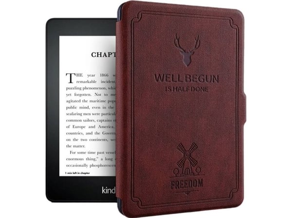 Strado etui/cover Smart Motto til Kindle Paperwhite 1/2/3 (rød) universell