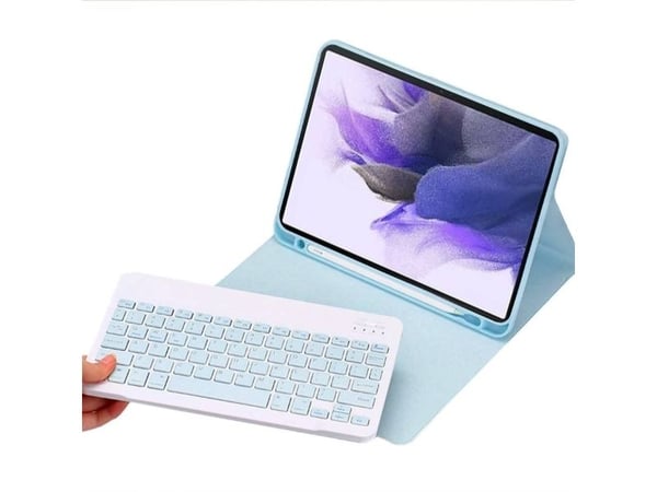 Etui med tastatur til Samsung Galaxy Tab S7 FE/ S7 Plus - CFS7FE (blå) universell